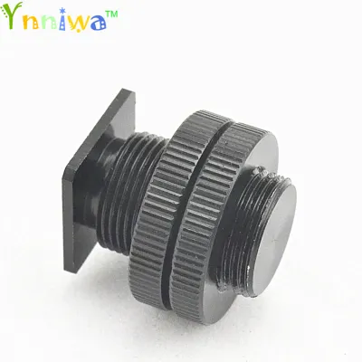 10pcslot 58 inch 14 inch Screw Metal shockproof clip Hot shoe Adapter for Camera tripod head Microphone Mic Mount cket