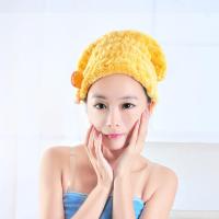 Bathing Quick Dry Hair Cap Microfiber Turban Wrap Smooth Towel Hat Cute Long Hair Drying Shower Gadget Girl Products Towels