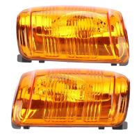 เลนส์สีอ่อนไฟเลี้ยวสีเหลืองตัวบ่งชี้กระจกมองหลังรถเหมาะสำหรับ Ford Transit MK8 2014 +