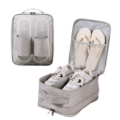 New Travel Shoe Storage Bag Multifunctional Matte Polyester Portable Shoe Bag Dustproof Shoe Organizer