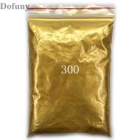 50g คุณภาพสูง Mica Gold powder Pigment สำหรับ DIY ตกแต่งสีเครื่องสำอางค์ Metal Gold Dust Soap Dye-Cugek