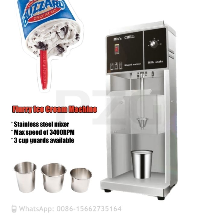 Commercial Dq Blizzard Machine Ice Cream Mixer Blender Milk Shaker Mixer -  China Ice Cream Blizzard Machine, Mixer Machine