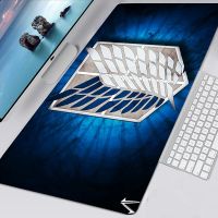 ☒ XXL Large Mouse Pad Attack on Titan Mousepad Kawaii Gaming Accessories Mausepad Keyboards Mat Podkladka Pod Mysz Tappetino Mouse