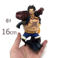 โมเดล ของเล่น วันพีช ลูฟี่ Luffy gear 4 Bounce-Man One Piece ขวัญของเล่นทำมือ ตกแต่งโต๊ะ เด็กผู้ชาย ญี่ปุ่น การ์ตูน