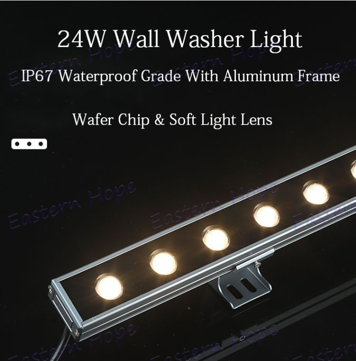 2pcs One Pack 24w 1meter Led Wall Washer Landscape Light Outdoor Lights Wall Linear Lamp 5628