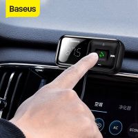 Baseus Usb Car C Harger FM T Ransmitterบลูทูธชุดอุปกรณ์ติดรถยนต์Fm M Odulator 3.1Aชาร์จอย่างรวดเร็วแฮนด์ฟรีแบบไร้สายAuxเสียงเครื่องเล่นMP3