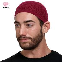 CXUPGE U nisex สำหรับผู้หญิง หมวก kippah Homme ผ้าห่อตัวผู้ชาย ฤดูใบไม้ร่วง หมวกอิสลามรอมฎอน หมวกถัก หมวกสวดมนต์มุสลิม หมวกไหมพรม