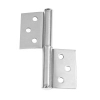 Stainless steel 7.6cm door hinge silver tone hardware