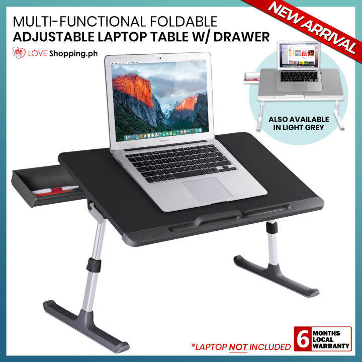 SAIJI K7M Multifunctional Laptop Desk Table with Drawer Adjustable
