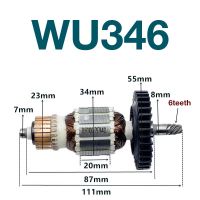 กระดอง AC220-240V สำหรับ Worx WU346 6ค้อนฟันเครื่องมือไฟฟ้ากระดองโรเตอร์เครื่องประดับรูปสมอเรืออุปกรณ์อะไหล่สว่าน