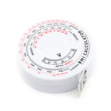 Bmi Tape Measure Body Fat Measuring Tape 150cm Retractable Waist