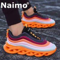 Naimo รองเท้าผ้าใบสำหรับผู้ชาย Mesh Walking Sports รองเท้าวิ่งรองเท้า