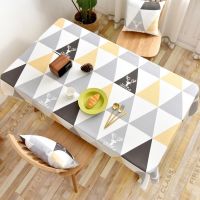 Tablecloth Decorative Geometric Elk Nordic Rectangular Table Cloth Party Christmas Home Decor Fireplace Table Cover Mat
