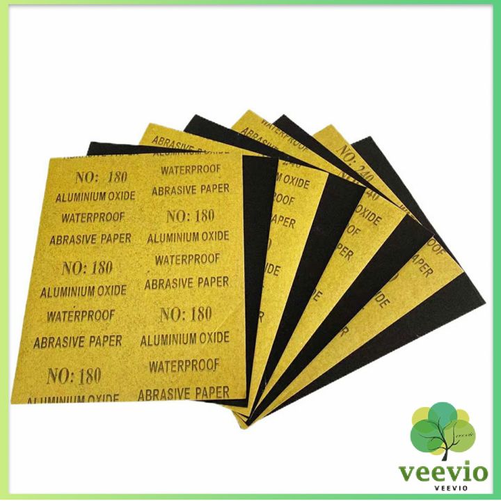 veevio-กระดาษทรายขัดน้ำ-กระดาษทรายหยาบ-ละเอียด-คุณภาพดี-ทนน้ำ-sandpaper