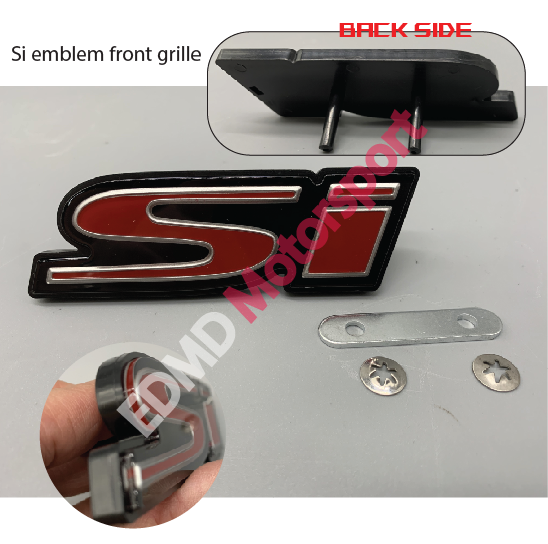 Honda SI Front Grill Logo Emblem Honda Civic SI Salong Emblem Lazada