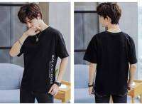 เสื้อยืดแขนสั้นสไตล์เกาหลีสําหรับผู้ชาย TSH006