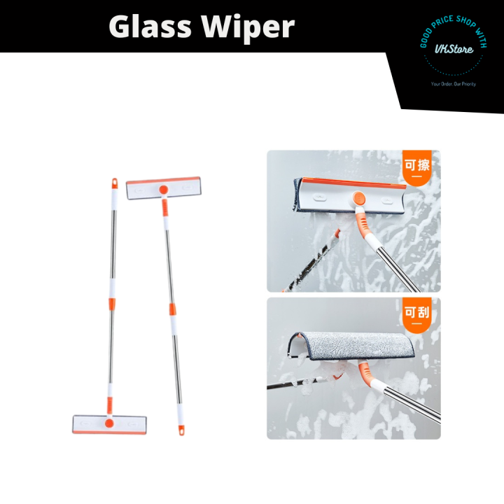 2 In 1 Window Cleaner Multifunctional Glass Cleaning Wiper Easy Magic