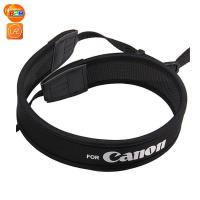 สายคล้องกล้อง Canon Neck Strap Neoprene for DSLR (มีสายสีดำ และ สีแดงให้เลือก)