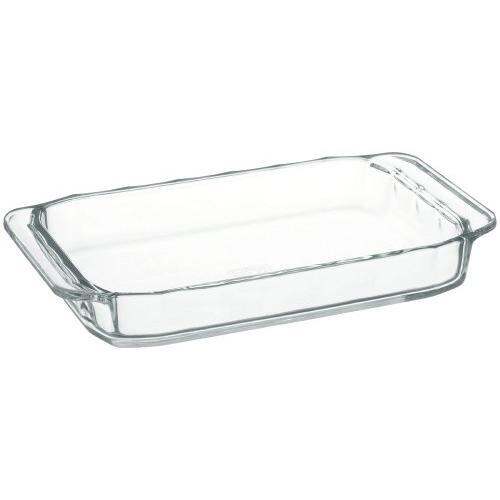 iwaki heatresistant glass oven toaster plate basic series 24 x 14.5 x