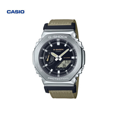 Casio GM-2100เหล็กลายถักแปดเหลี่ยมนาฬิกากีฬา G-SHOCK Casio