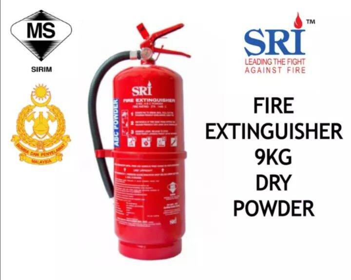 Fire Extinguisher 9kg ABC Dry Powder with Bomba Cetificate Registration ...