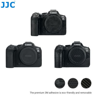 ฟิล์มป้องกันสติกเกอร์ติดกล้อง JJC ชุดสำหรับแคนนอนกล้อง EOS R6 Mark II กันแผ่นฟิล์มกันรอยสีดำ