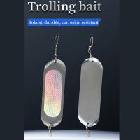 OKDEALS ลึกและลึก Tlapia Fishing Flasher Trolling Lure กะพริบไฟกะพริบ ปรับน้ำหนักได้ จานนักดำน้ำ 2023 ที่ดักปลา เครื่องมือโทรลลิ่ง ตกปลาทะเลตกปลา