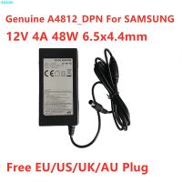 A4812แท้ DPN 12V 4A 48W 3A AC อะแดปเตอร์สำหรับ SAMSUNG 620TVL PSCV360104A แหล่งจ่ายไฟ SAD03612A-UV LG เครื่องชาร์จอุปกรณ์พอดี