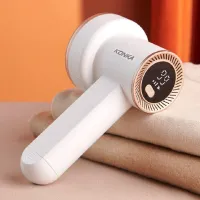 Electric Lint Remover Shaver with LED Digital Display Sweater Couch Fabric Pill Shaver for Sweater Couch Clothes Carpet Cleaning Tools