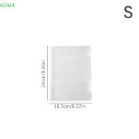 ?【Lowest price】HOMA กล่องใส่เอกสารแบบบางกล่องพลาสติกใสแบบพกพากล่องจัดระเบียบเอกสารแบบตั้งโต๊ะสำหรับสำนักงาน