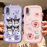 เคสซิลิโคนนิ่มสำหรับโทรศัพท์ Vivo เคสมือถือกันกระแทกหยักขนาดใหญ่ Y91i Y70 Y91C Y93 Y93S ฝาครอบรูปการ์ตูน