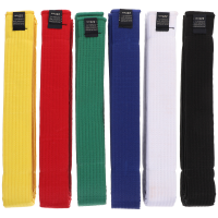 Taekwondo Belt Uniform ผ้าฝ้ายสีดำเอวคาราเต้ของขวัญผู้หญิงเข็มขัดเด็ก Mens