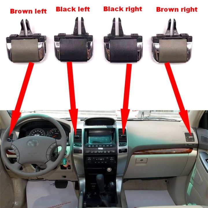 hot-xijxexjwoehjj-516-สำหรับ-toyota-land-cruiser-prado-lc120-2003-2009-air-conditioner-outlet-a-c-เครื่องปรับอากาศ-vents-tab-คลิปชุดซ่อมอุปกรณ์เสริม