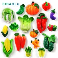 10pcs Vegetable Sunflower Fruits Sushi Animal Resin Refrigerator Fridge Magnet Whiteboard Sticker Decoration Kitchen Accessories Wall Stickers Decals