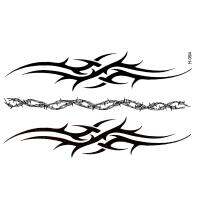 【hot】◎✟  tatoo black waterproof temporary tattoos men simulation  totem tattoo wholesale