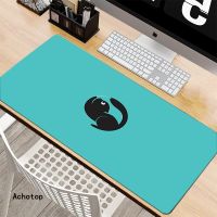 Mouse Pad Kawaii Cat Computer Mousepad XXL 400X900mm Non-Slip Rubber Keyboard Mat HD Locking Edge Company Desk Pad 1000x500mm