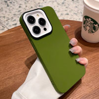 Case iphone 【Double frame/Matte soft case/Green】compatible for iPhone 7 8 plus x xr xs max 11 12 13 14 pro max case