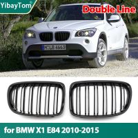 กระจังหน้าตะแกรงติดรถแข่งไตด้านหน้าเหมาะสำหรับ BMW X1 E84อุปกรณ์เสริมรถยนต์2010-2015เตียงคู่อะไหล่ทดแทน