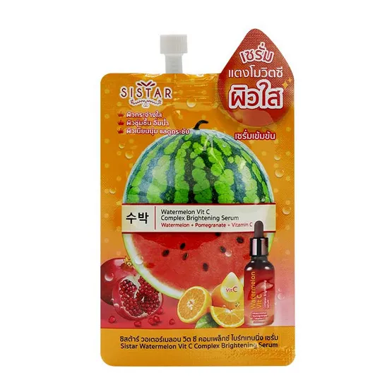 SISTAR Watermelon Vit C Complex Brightening Serum ซิสต้าร์ วอเตอร์เมลอน
