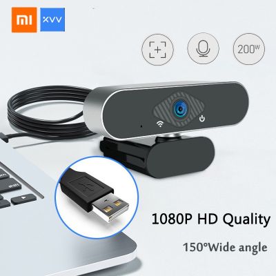 Xiaomi Xiaovv กล้องเว็บแคม 1080P Hd Usb 2 ล้านพิกเซล 150 ° แท้ๆ พร้อมไมค์ในตัว