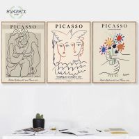 Picasso Matisse Abstract Canvas Painting Flower Nordic Style Posters Wall Art For Living Room Bedroom Home Decor Calligraphy
