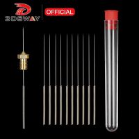 ▨ 3DSWAY 10pcs Stainless Steel Nozzle Cleaning Needles Tool 0.2 0.3 0.4mm Drill Cleaner DIY Kit For V6 MK8 Nozzle 3D Printer Parts