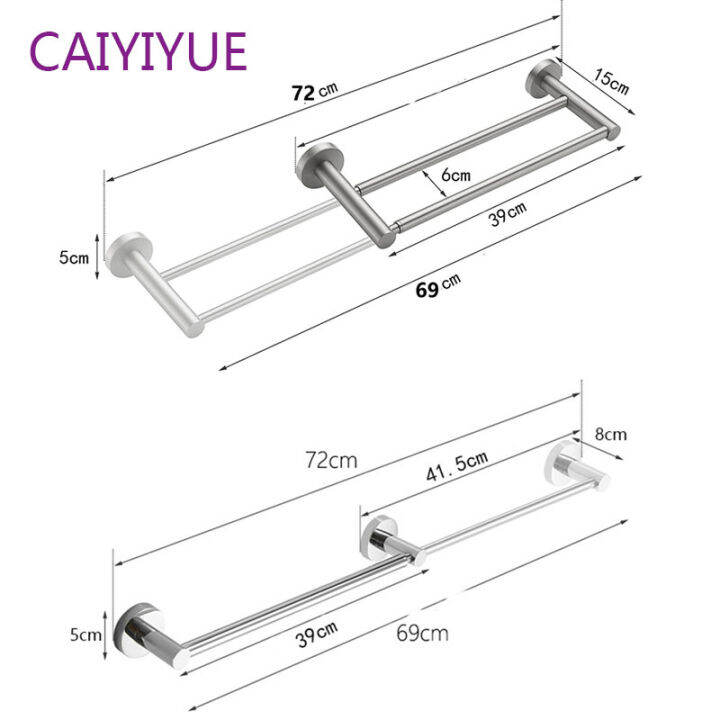bathroom-towel-bar-wall-mounted-black-towel-rack-storage-rail-shelf-bathroom-accessories-40cm-70cm