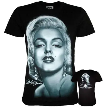  Marilyn Monroe Marilyn Respect V-Neck T-Shirt : Clothing, Shoes  & Jewelry