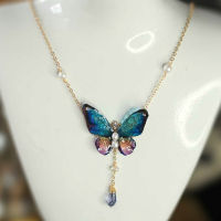 SINZRY exquisite summer jewelry handmade natural pearl waterdrop butterfly chokers necklaces for women