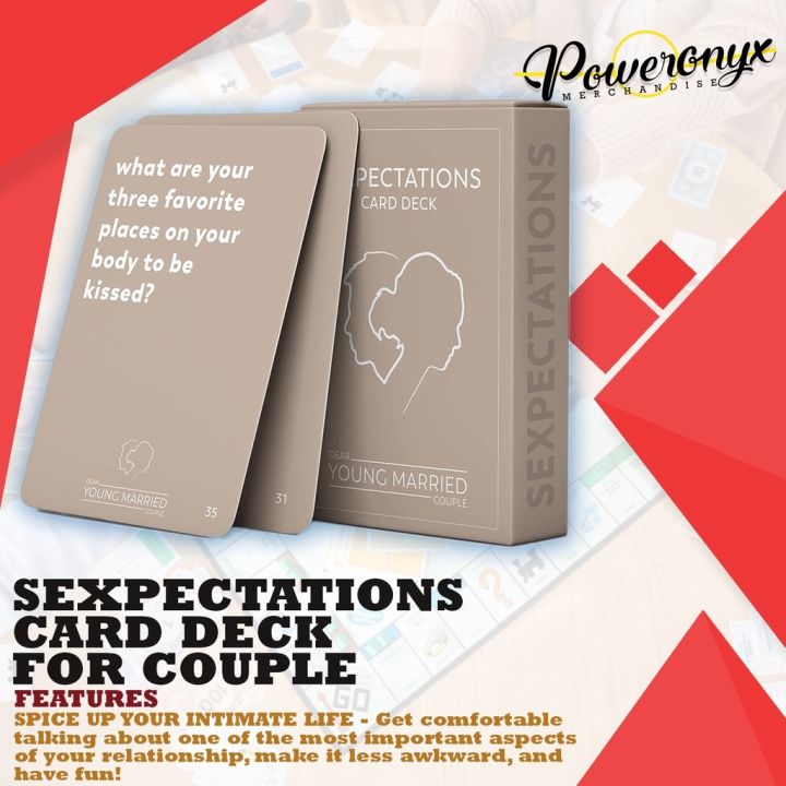 🇵🇭 Sexpectations Card Deck Conversation Starters For Couples 52