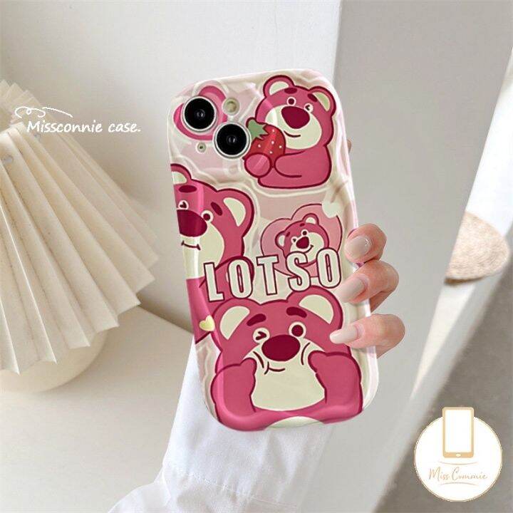 เคสโทรศัพท์มือถือ-ขอบโค้ง-ลายการ์ตูนหมีสตรอเบอร์รี่-คุโรมิ-สําหรับ-oppo-a57-a17-a95-a16-a77-a52-a96-a5-a74-a3s-a77s-a76-a1k-a15-a54-a15s-a55-a5s-a16k-a7-a31-a53-a9-a12-a17k-a16s