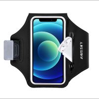 ✒✒☃ 6.7 Inch Outdoor Sports Armband Phone Case For iPhone 14 13 12 11 Pro Max XR Samsung S23 S22 Gym Workout Card Holder Arm Band