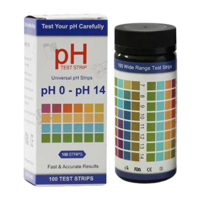 100 Pcs Multipurpose PH Test Strips Universal Litmus Paper 0-14 Acidic Alkaline Indicator Food Lab Soil Inspection Tools
