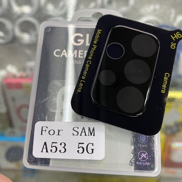 samsung-galaxy-a53-5g-ซัมซุง-ฟิล์มกันรอย-ฟิล์มกระจก-กันรอย-ฟิล์มกระจกนิรภัยครอบเลนส์กล้อง-3d-black-lens